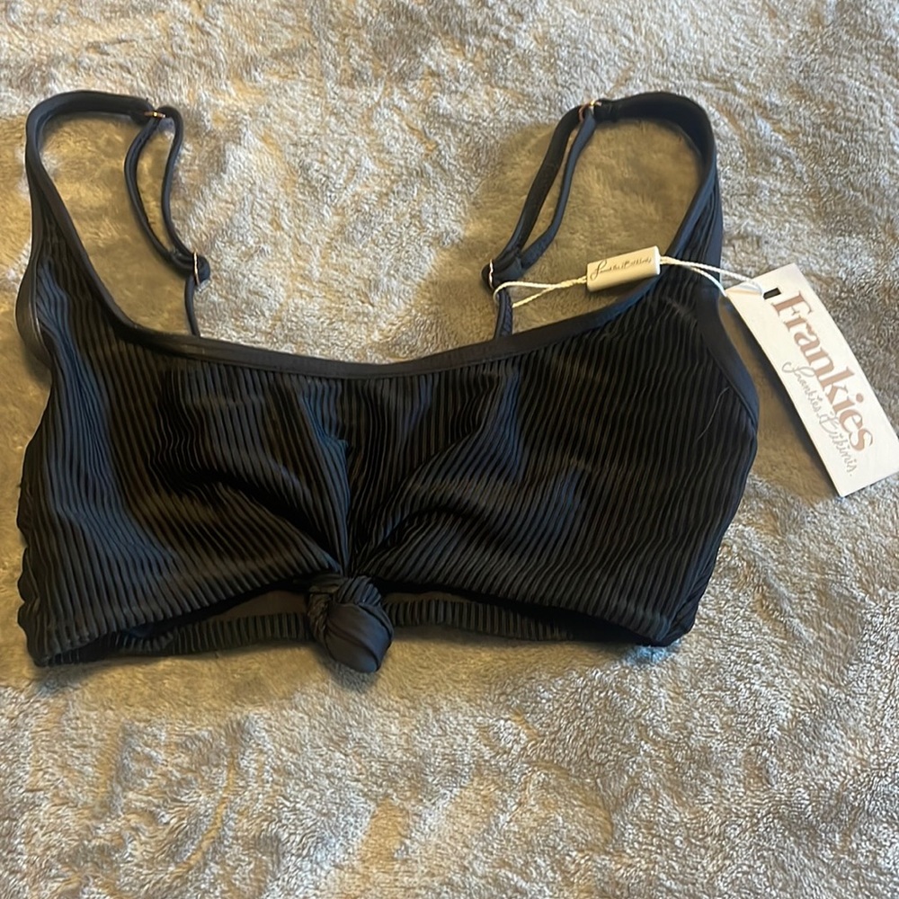 Frankie’s Bikini! BRAND NEW! With tags! Black front knot top. Size XS.